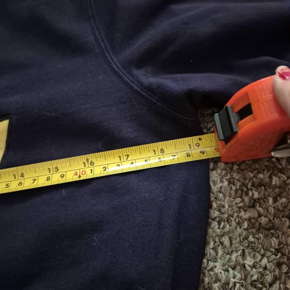 Pokemon Bonkers Navy Pikachu Sweater With Pockets Navy XS Stitched On Pikachu - Picture 5 of 6